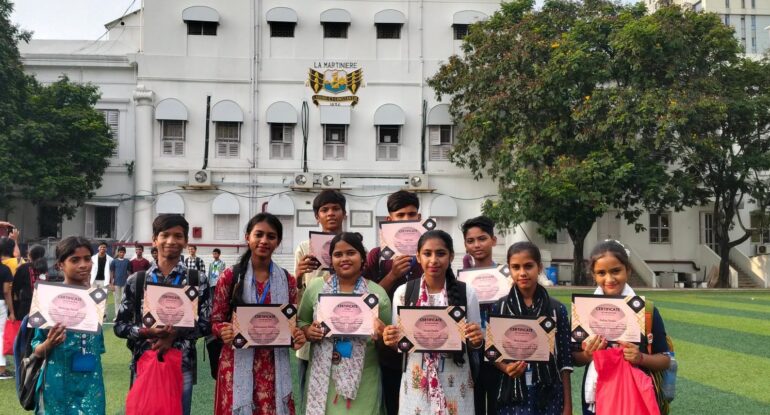 Celebrating Excellence: Swapno Chhoya Students Bring Home Medals from La Martinere!